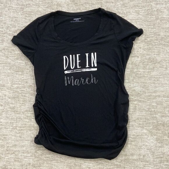Due in March Maternity Shirt - Picture 1 of 1